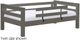 Crate Designs™ Furniture TimberFrame Graphite Queen Upper Bunk Bed-0