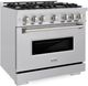 ZLINE Classic 36" Stainless Steel Pro Style Dual Fuel Range-2