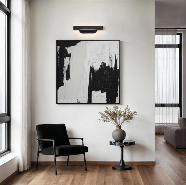 Renwil® Oleandro Matte Black Wall Sconce-1
