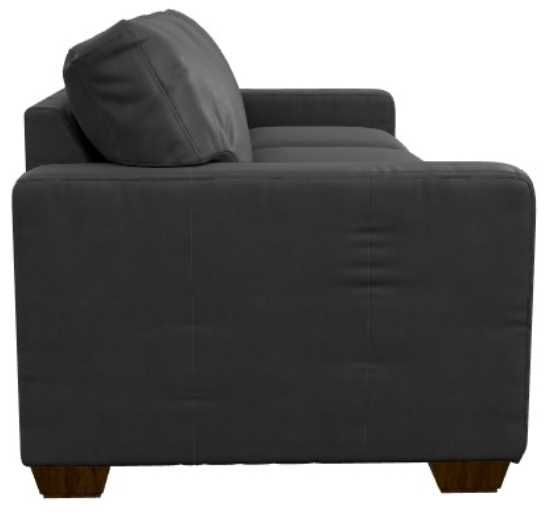 La-Z-Boy® Shiloh Navy Leather Queen Sleeper Sofa-3