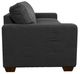 La-Z-Boy® Shiloh Navy Leather Queen Sleeper Sofa-3