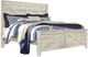 Signature Design by Ashley® Bellaby Whitewash King Crossbuck Panel Bed-0