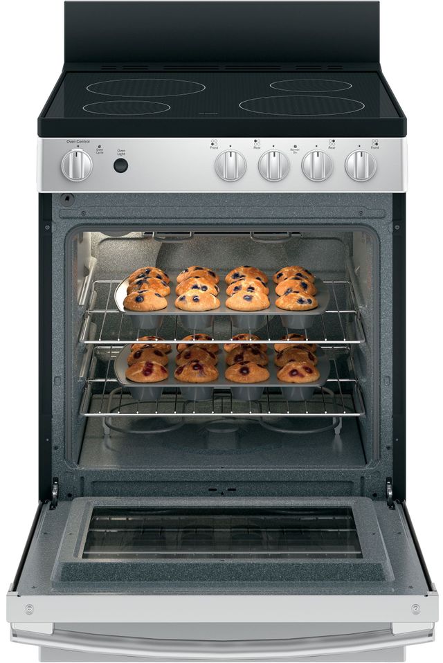 GE® 24" Stainless Steel Freestanding Electric Range-2