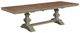 John Thomas Furniture® Vista Hickory/Stone Extension Dining Table with Banks Trestle Base-0