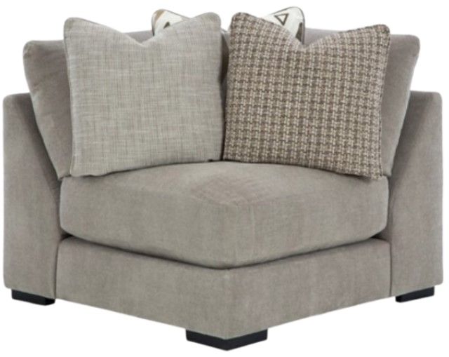 Benchcraft® Aslan Court 6-Piece Pebble Left-Arm Facing Sectional and Chaise-4