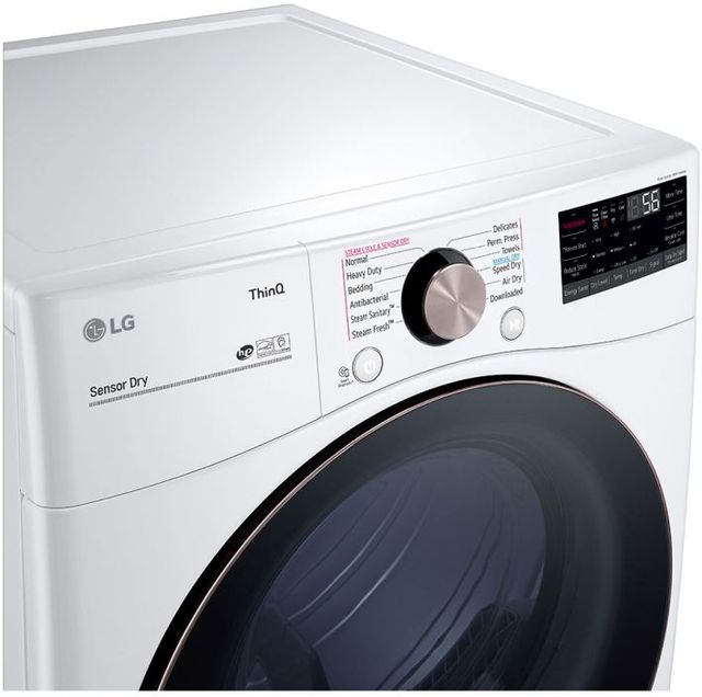 LG 7.4 Cu. Ft. White Front Load Electric Dryer-6