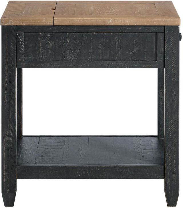 Martin Svensson Napa Black/Driftwood Chairside Table-2
