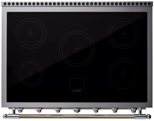 La Cornue CornuFé 90 Albertine 36" Stainless Steel Pro Style Induction Range-2
