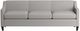 Bassett® Furniture Davis Gray Sofa-1