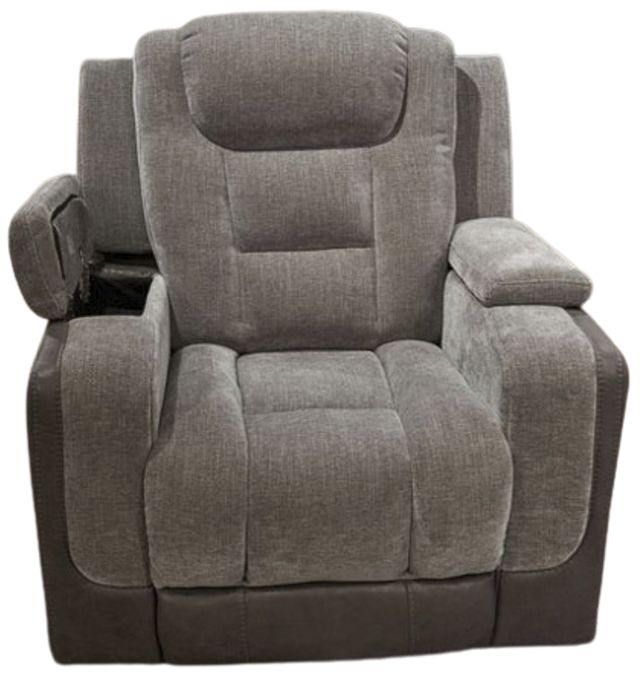 Signature Design by Ashley® Mixed Motion Shadow Power Recliner with Adjustable Headrest-3