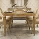 Michael Amini® Villa Cherie Caramel Oval Dining Table-1