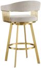 Armen Living Chelsea Gold/Taupe Bar Stool-4
