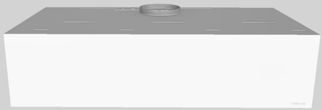 Vent-A-Hood® 48" White Wall Mounted Range Hood-0