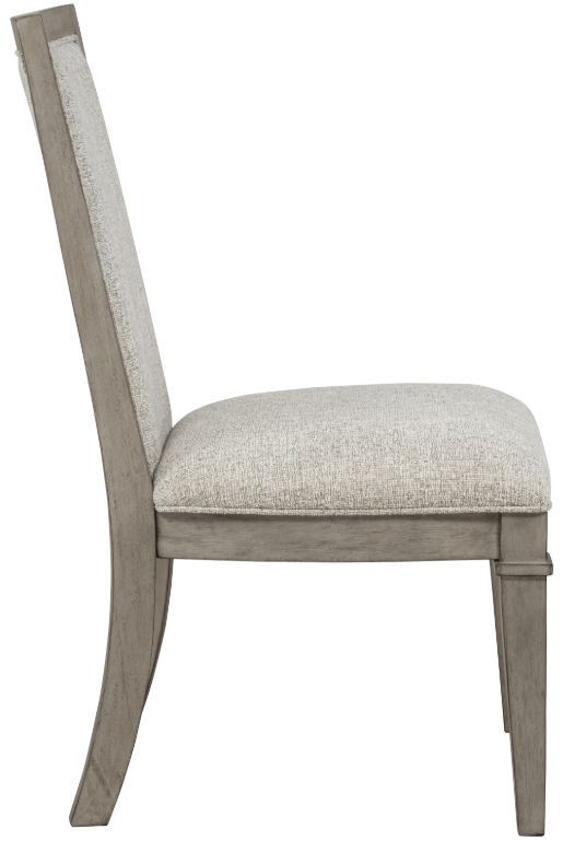 New Classic® Home Furnishings Mariana Gray/Vintage Creme Upholstered Side Chair-3