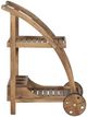 Linon Catalan Acorn Wooden Outdoor Trolley-4