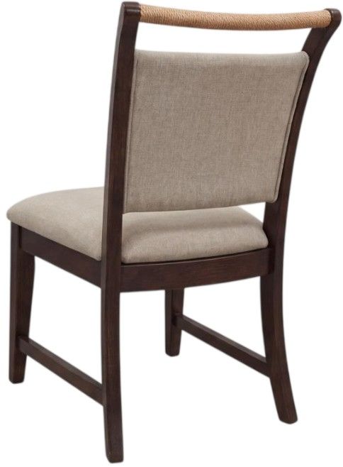 Legacy Classic Reflections Dark Roast Upholstered Dining Side Chair-1