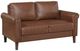 Homelegance® Hector Chocolate Loveseat-0