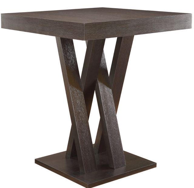 Coaster® Freda Cappuccino Square Counter Height Table-0