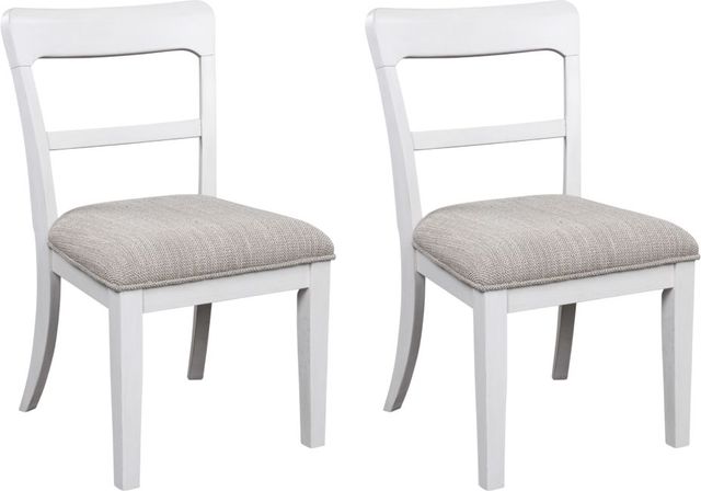 Signature Design by Ashley® Chadworth White Upholstered Dining Side Chair-2