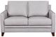 Leather Italia™ Cambria Stanton Gray Loveseat-0