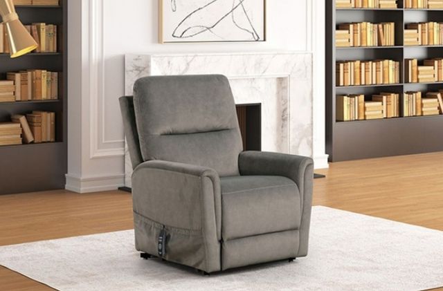 Furniture of America® Ferdinandus Gray Lift Chair-3