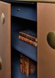 Hooker® Furniture Melange Lottie Dottie Brown Hall Chest with Gold Accents-5