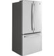 GE® 33" 18.6 Cu. Ft. Fingerprint Resistant Stainless Steel Counter Depth French Door Refrigerator-4