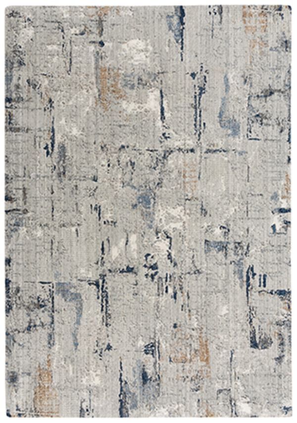 Rizzy Home Ankara Gray/Multi 5'x8' Rectangular Rug-0