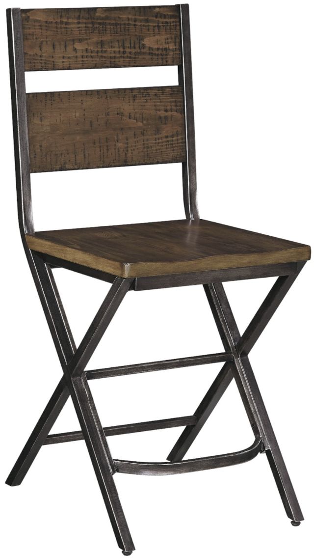 Signature Design by Ashley® Kavara 5-Piece Medium Brown Counter Height Dining Set-1