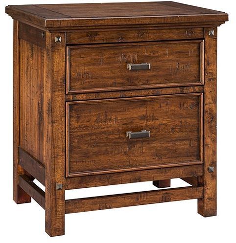 Intercon Wolf Creek Vintage Acacia 17" Nightstand-0