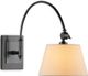 Currey & Company Ashby Eggshell/Oil Rubbed Bronze Swing-Arm Wall Sconce-0