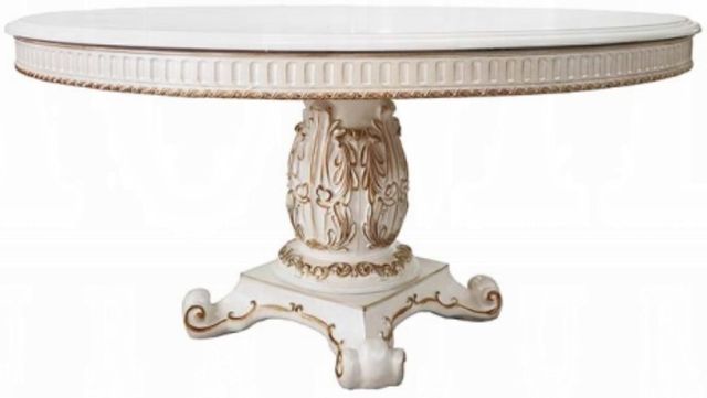 ACME Furniture Vendome Antique Pearl Round Dining Table-0