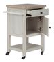 Signature Design by Ashley® Boderidge Antique White Bar Cart-2