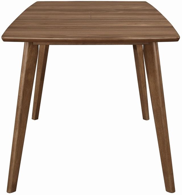 Coaster® Alfredo 6-Piece Upholstered Natural Walnut Dining Table Set-2
