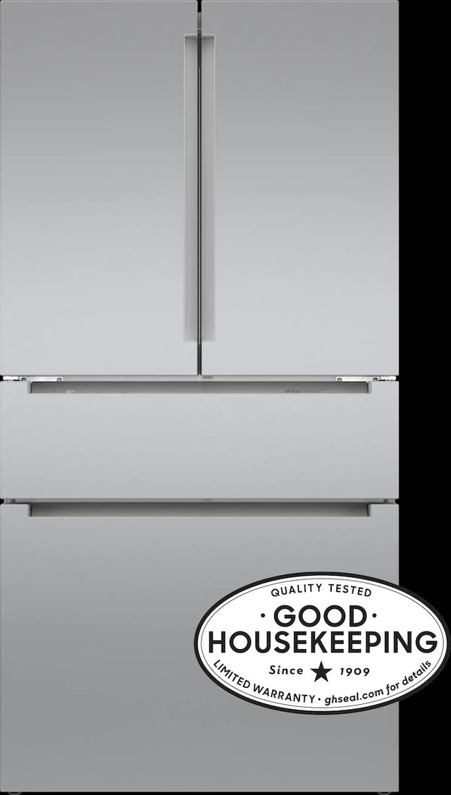 Bosch® 800 Series 36" 20.5 Cu. Ft. Stainless Steel Counter Depth French Door Refrigerator-1