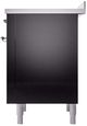 Ilve® Nostalgie II Series 36" Glossy Black Pro Style Induction Range-4