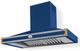 La Cornue Cornufe 110 43" Royal Blue Wall Mounted Chimney Hood-1
