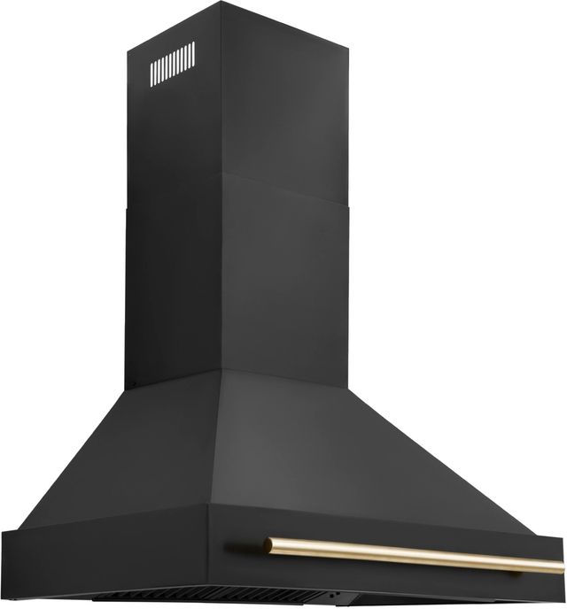ZLINE Autograph Edition 36" Black Stainless Steel Wall Mounted Range Hood-2