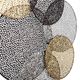 Harp & Finial® Sahara Gold/Iron/Silver Metal Art Disk Wall Sculpture-4