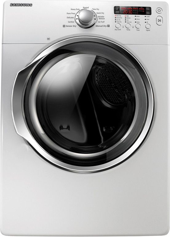 Samsung 7.3 Cu. Ft. Neat White Front Load Gas Dryer-0