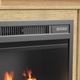 Elements International Ridgemont Natural 82" TV Console with Fireplace Insert-4