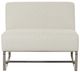 Moe's Home Collection Jules Flecked Beige Aluminum/Polyester Outdoor Accent Chair-1