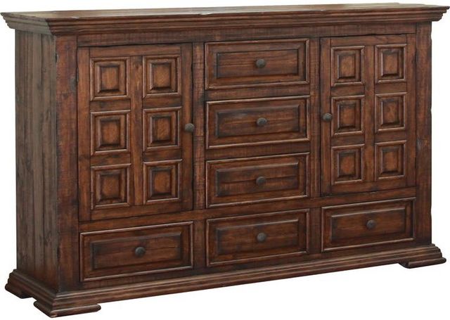 International Furniture Direct Terra Rich Brown Dresser