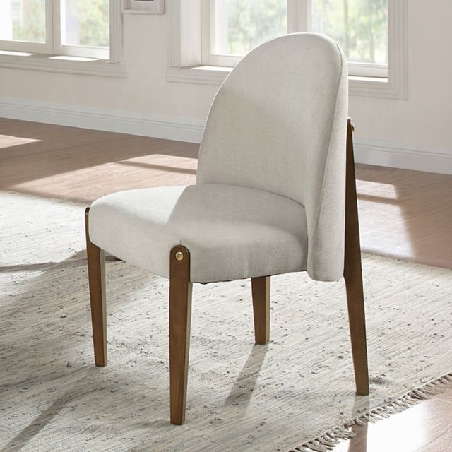 ACME Furniture Gamarya 2-Piece Oak/White Dining Side Chair Set-1
