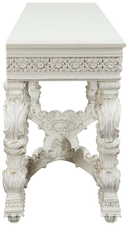 ACME Furniture Adara Antique White Sofa Table-3
