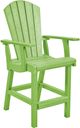 C R Plastics Generation Line Kiwi Classic Counter Arm Chair-0