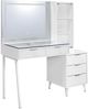 Coaster® Souza White High Gloss Vanity Table With LED Mirror-0