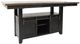 Jofran Inc. Madison County Vintage Black High/Low Extension Table-0