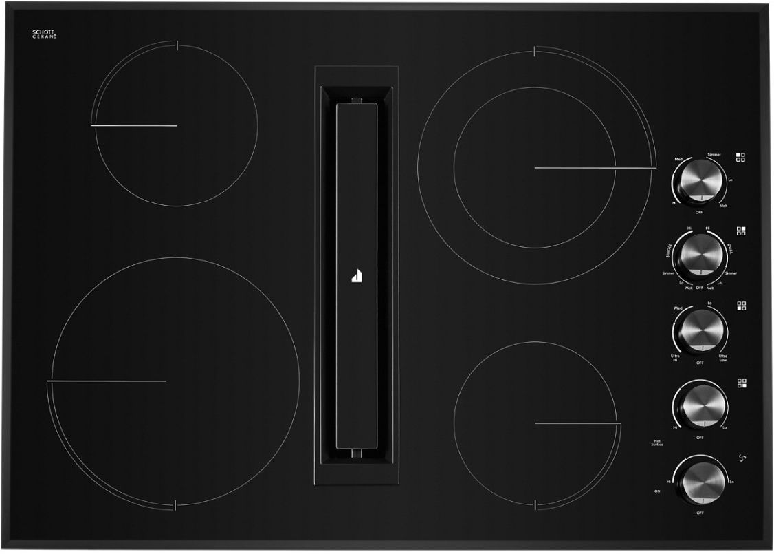 JennAir® 30" Black Electric Downdraft Cooktop