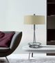 Cal® Lighting & Accessories Leccemetal Chrome Table Lamp-1